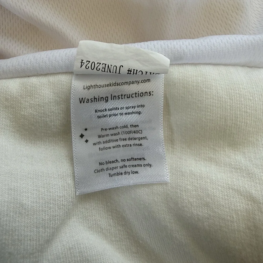 Lot of 4 Lighthouse Kids Co Supreme Pocket Cloth Diapers Washed Never Used